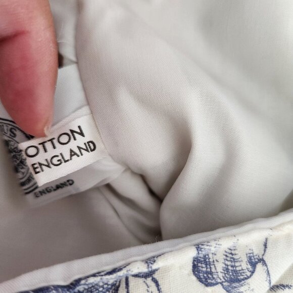 Vtg Eximious London Excellent Distinguished Emine Blue Toile Case‎ Makeup Pouch - Picture 6 of 16